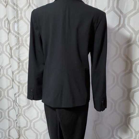 Liz Claiborne black pinstriped suit - Picture 3 of 5